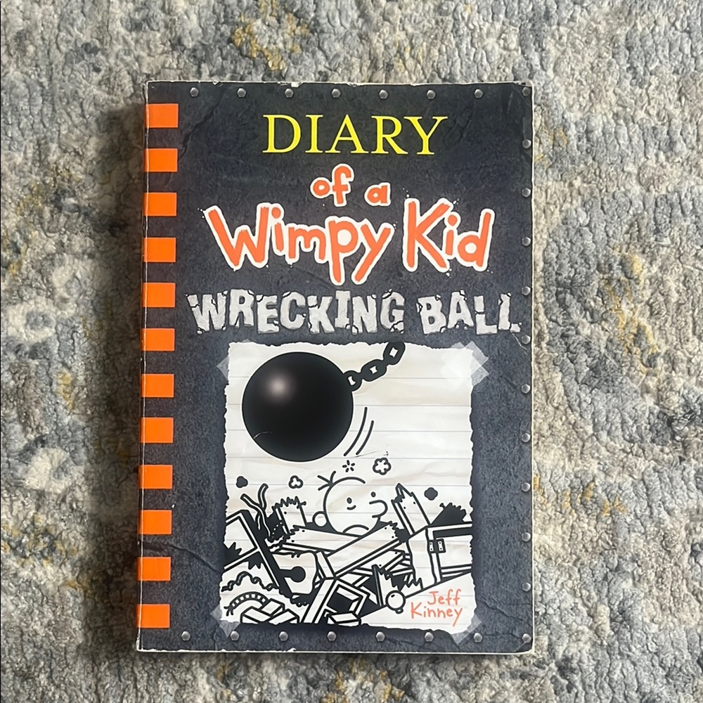 Diary of a Wimpy Kid: Wrecking Ball - Black and Orange